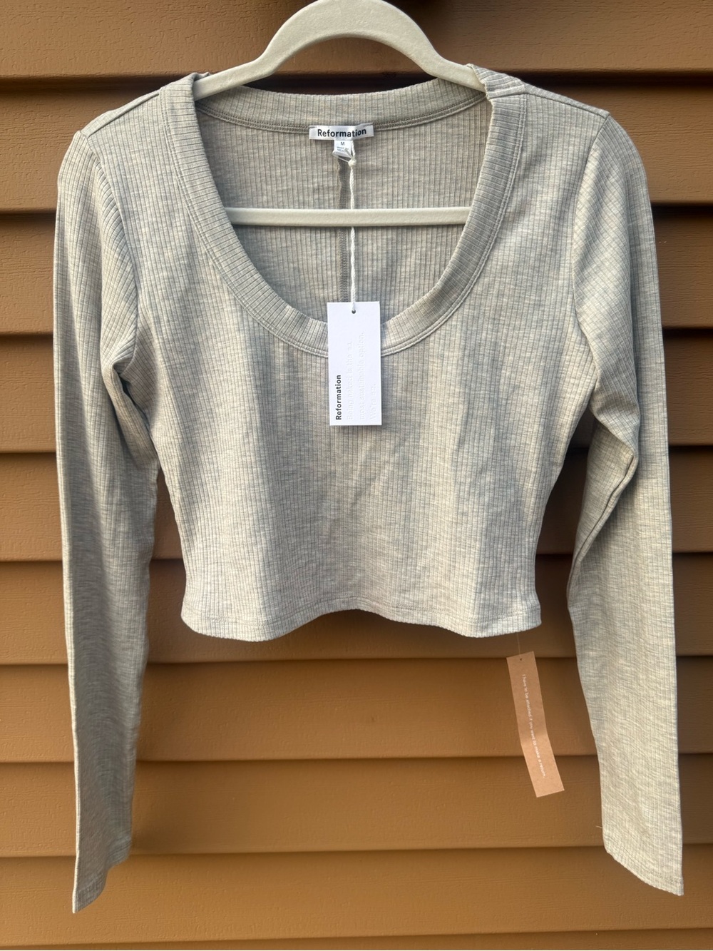 Reformation Paige Knit Top in Marble